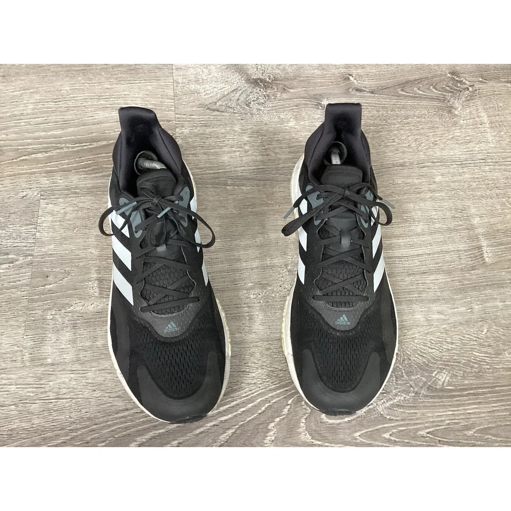 Adidas Black Solar Boost Ultra Running Race Shoes Mens 12.5 Sneakers FW9137
